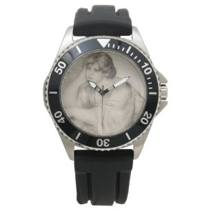Reloj De Pulsera Chica en sesión (por Pierre-Auguste Renoir)