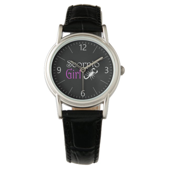 Reloj De Pulsera Chica Escorpio (Anverso)