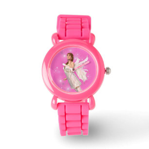Reloj De Pulsera Chica Fariy Rosa