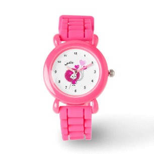 Reloj De Pulsera Chica gracioso con globos de corazones