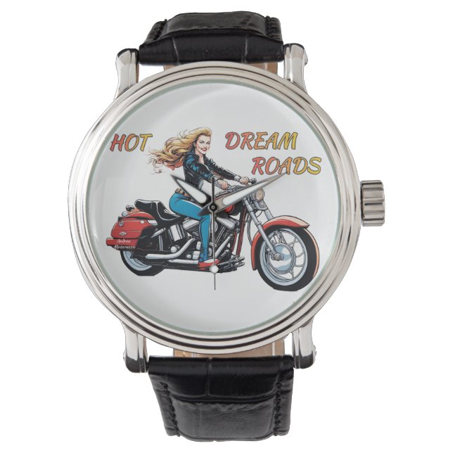 Reloj De Pulsera Chica Hot Dream Roads (Anverso)