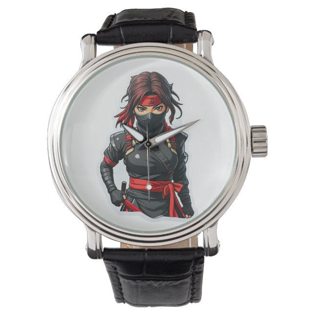 Reloj De Pulsera Chica Ninja (Anverso)
