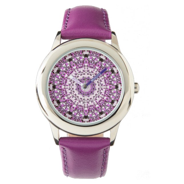 Reloj De Pulsera Chica Purple Sundial (Anverso)