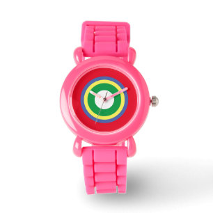 Reloj De Pulsera Chica Purpurina rosa