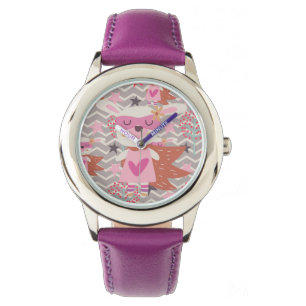 Reloj De Pulsera Chica Superhéroe Bunny