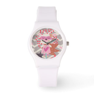 Reloj De Pulsera Chica Superhéroe Bunny