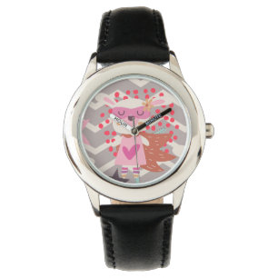 Reloj De Pulsera Chica Superhéroe Bunny