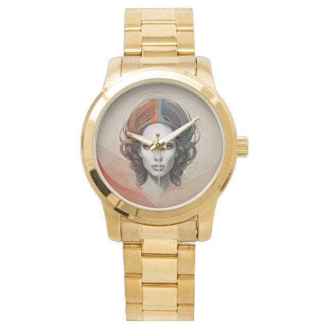 Reloj De Pulsera chica vívido fuera de adentro (Anverso)