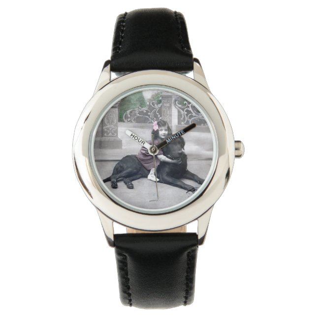 Reloj De Pulsera Chica y su perro (Anverso)