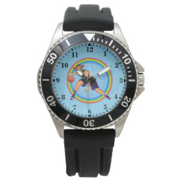 Reloj De Pulsera Chicago bulls basketball player in action