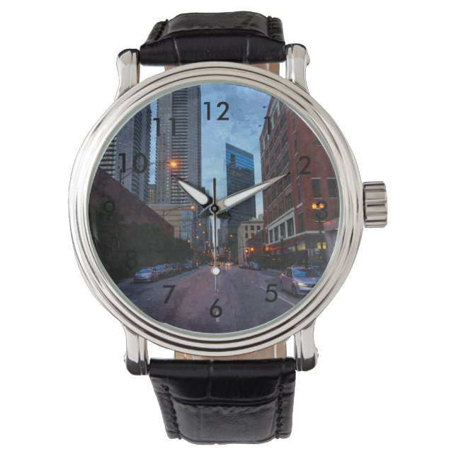 Reloj De Pulsera Chicago Evening Drive (Anverso)