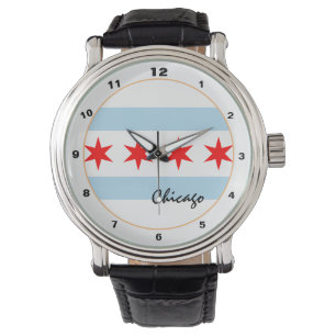 Reloj De Pulsera Chicago Flag watch, Estados Unidos moda/diseño de