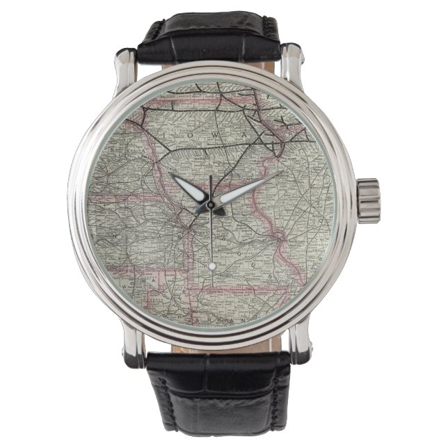 Reloj De Pulsera Chicago Milwaukee y St Paul Ry y conexiones (Anverso)