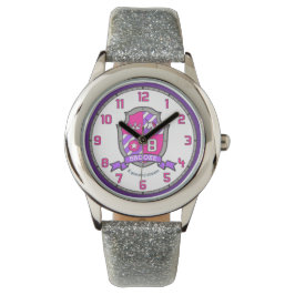 Reloj De Pulsera Chicas Brooke significa letra B rosa unicornio