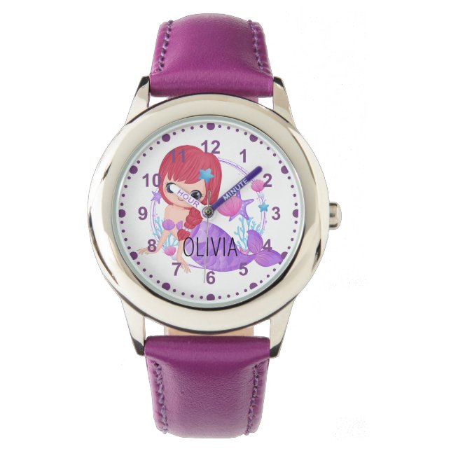 Reloj De Pulsera Chicas Cuestionan el nombre personalizado de la si (Anverso)