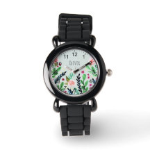 Chicas Cute las flores de agua botánica niños