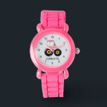 Reloj De Pulsera Chicas Cute Niños Tractores De Granja Rosa<br><div class="desc">Este lindo y moderno reloj de niños cuenta con un tractor de granja rosa y puede ser personalizado con el nombre de sus chicas. Con números claros y fácilmente legibles, este 'primer' reloj es genial para niños o niños recién empezando a aprender el tiempo. ¡El diseño de temática agrícola perfecto...</div>