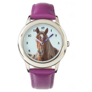 Reloj De Pulsera Chicas de Caballos Wild Mustang