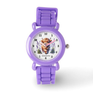 Reloj De Pulsera Chicas de corte de la vaca de las tierras altas ag