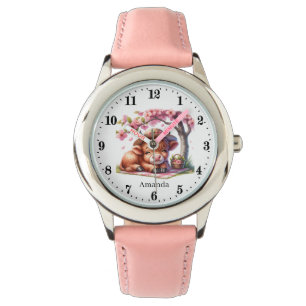 Reloj De Pulsera Chicas de corte de la vaca de las tierras altas ag