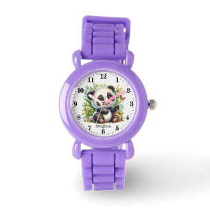 Reloj De Pulsera Chicas de Cuite panda oso añadir nombre