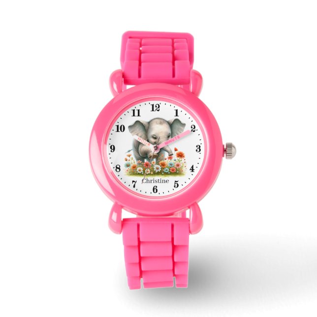 Reloj De Pulsera chicas de Guay agregan nombre elefante (Anverso)