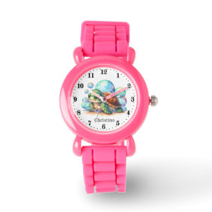 Reloj De Pulsera chicas de Guay tortuga marina añaden nombre