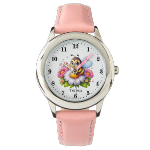 Reloj De Pulsera Chicas de nombres de abejas cortas