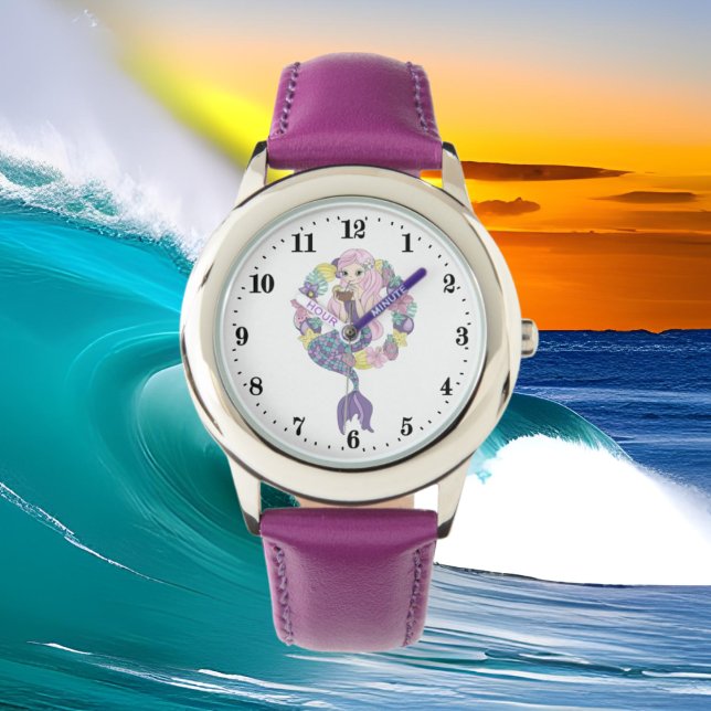 Reloj De Pulsera chicas de sirenas en la playa (Subido por el creador)