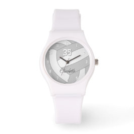 Reloj De Pulsera chicas de voleibol ver CUALQUIER color con el nomb