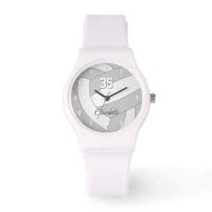 Reloj De Pulsera chicas de voleibol ver CUALQUIER color con el nomb