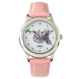 Reloj De Pulsera Chicas educados Koala oso Animal Kids Curious Happ