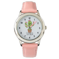 Chicas eligen a Kawaii Cactus Personalizado y nomb