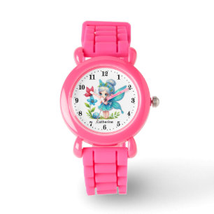 Reloj De Pulsera Chicas lindas amantes de las hadas agregar nombre 