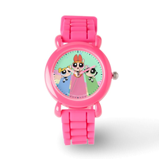 Reloj De Pulsera Chicas poderosos vuelan alto (Anverso)
