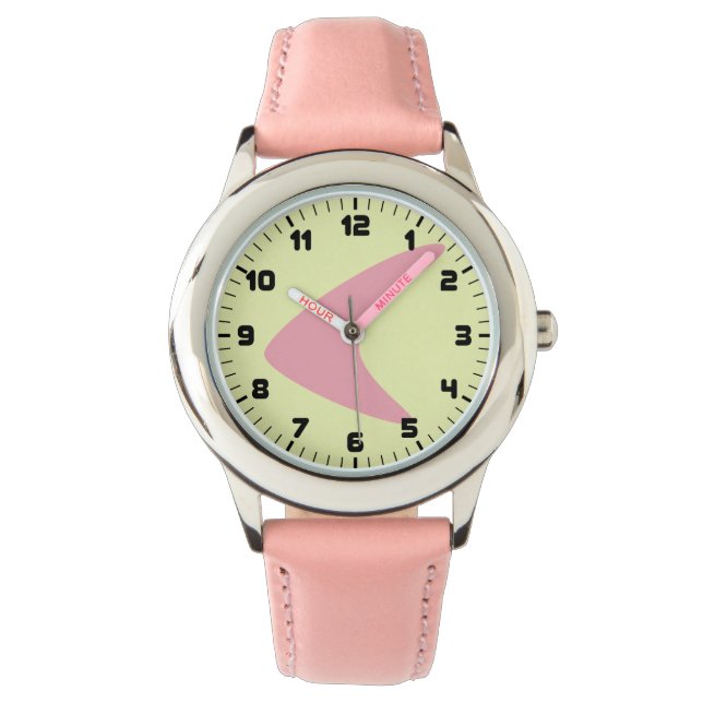 Reloj De Pulsera Chicas Retro Boomerang Watch (Anverso)