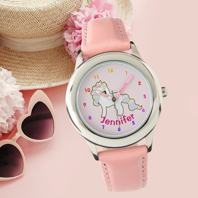 Reloj De Pulsera Chicas UNICORN personalizados miran rosa - añadir  (Subido por el creador)