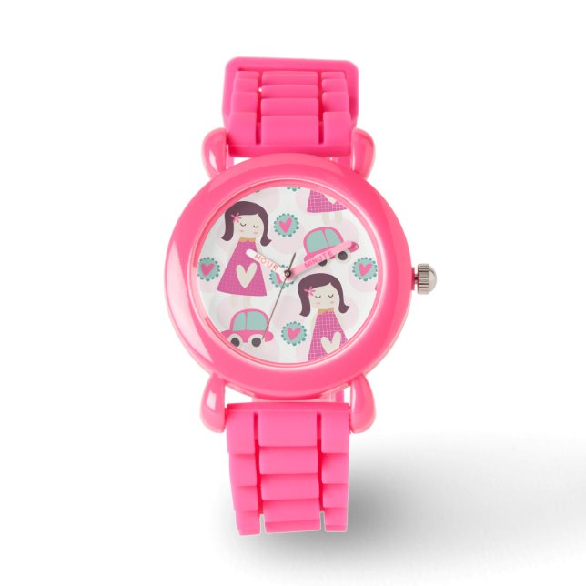 Reloj De Pulsera Chicas yendo a lugares (Anverso)