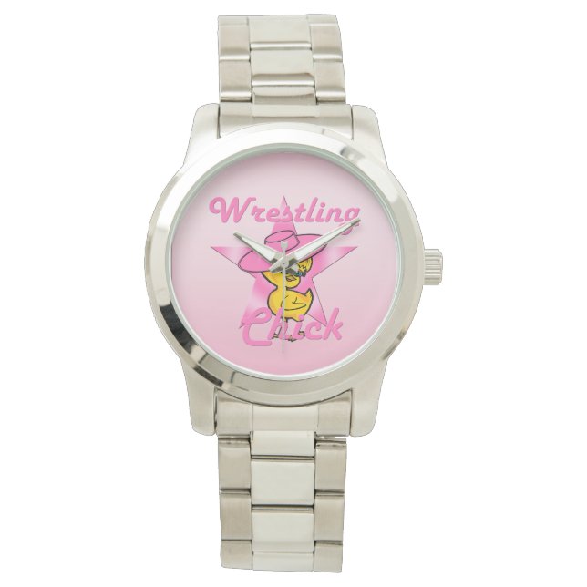 Reloj De Pulsera Chick de lucha libre #8 (Anverso)