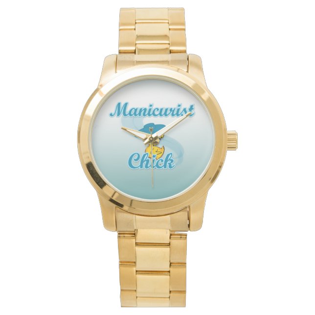 Reloj De Pulsera Chick Manicurista #3 (Anverso)