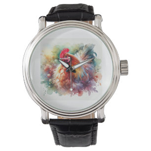 Reloj De Pulsera Chicken in Light 200824AREF146 - Watercolor