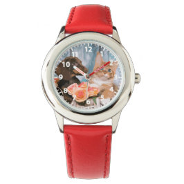 Reloj De Pulsera chien et chat 