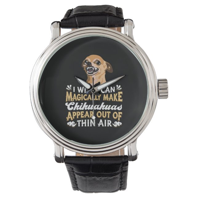 Reloj De Pulsera Chihuahua Dogs (Anverso)