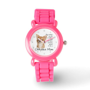 Reloj De Pulsera Chihuahua Mom Watch
