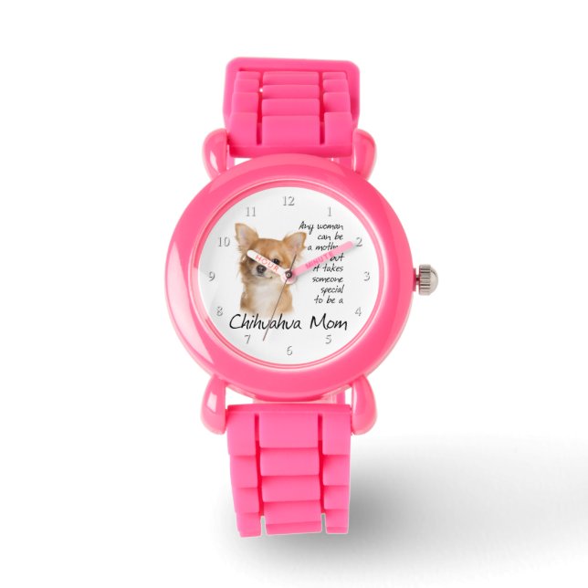 Reloj De Pulsera Chihuahua Mom Watch (Anverso)