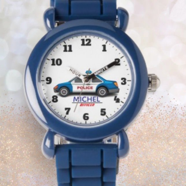 Reloj De Pulsera Child police surveillance add name  (Subido por el creador)