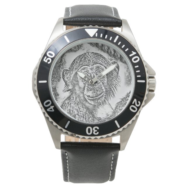 Reloj De Pulsera Chimpanzee20161101 (Anverso)