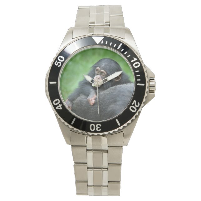 Reloj De Pulsera Chimpanzee 005 (Anverso)