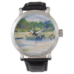 Reloj De Pulsera Chincoteague pone ojo a la pintura
