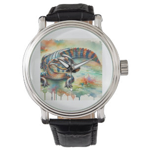 Reloj De Pulsera Chinese Alligator 200624AREF226 - Watercolor